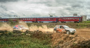 BANDERA A CUADROS FOTO RALLY CROSS