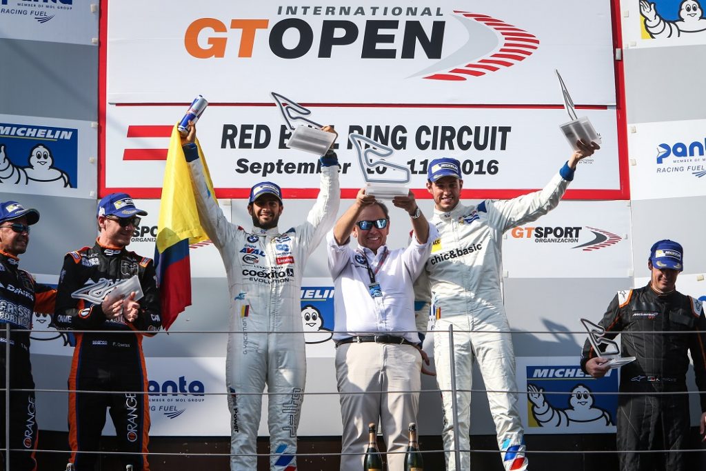 Spielberg (AUT) 9 -1 SEPTEMBER - International GT Open and Formula V8 3.5 2016 at The Red Bull Ring. GUSTAVO YACAMÁN / FERNANDO MONJE #02 Teo Martin Motorsport. © 2016 Sebastiaan Rozendaal / Dutch Photo Agency / LAT Photographic